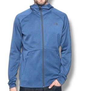 NWT The North Face Veritas Hoodie Shady Blue Heather Full Zip Men’s Size S
